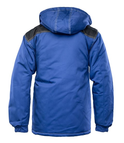 KURTKA PARKA WSTAWKA KOLOR - Niebiesko/Czarny 3XL.