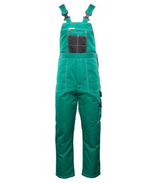 OGRODNICZKI OCIEPLANE WSTAWKA KOLOR - zielono - czarny 2XL.