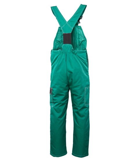 OGRODNICZKI OCIEPLANE WSTAWKA KOLOR - zielono - czarny 2XL.