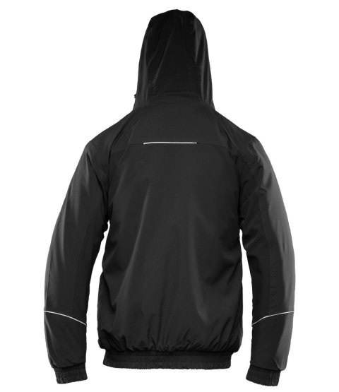 KURTKA SAFE CZARNA - Czarny/Żółty 3XL.