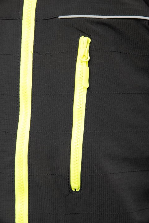 KURTKA SAFE CZARNA - Czarny/Żółty 3XL.
