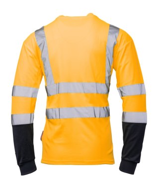 KOSZULKA DŁUGI RĘKAW 50/50 POMARAŃCZ/GRANAT - Pomarańczowy 3XL.