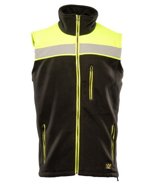 RIVAL KAMIZELKA POLAR - CZARNO-Żółty (ca) XS