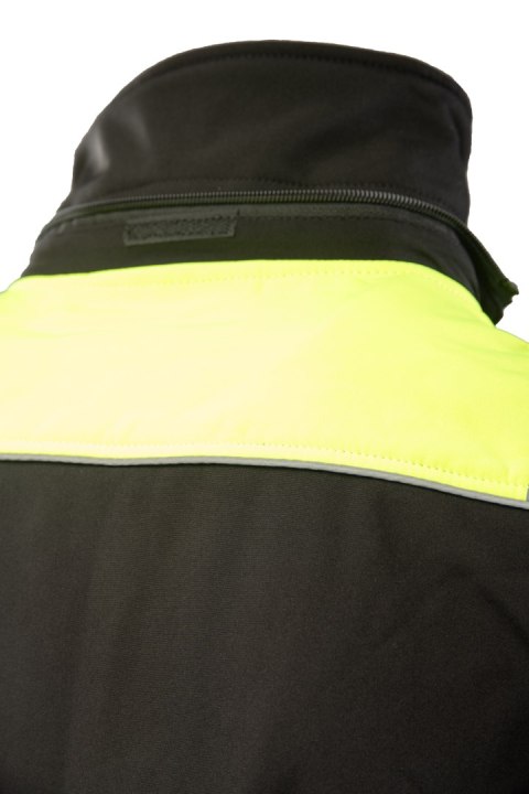 RIVAL KAMIZELKA SOFTSHELL - Czarny-Żółty(cy) 2XL.