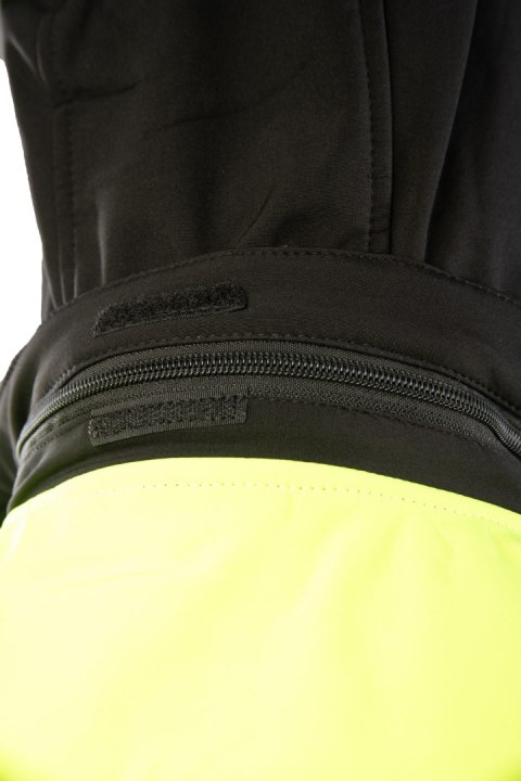 RIVAL KAMIZELKA SOFTSHELL - Czarny-Żółty(cy) 2XL.