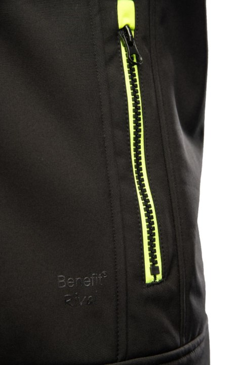 RIVAL KAMIZELKA SOFTSHELL - Czarny-Żółty(cy) M