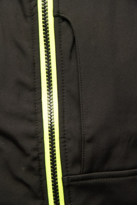 RIVAL KAMIZELKA SOFTSHELL - Czarny-Żółty(cy) 4XL.