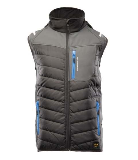 TOPAZ KAMIZELKA SOFTSHELL STAL - Stalowy 2XL.