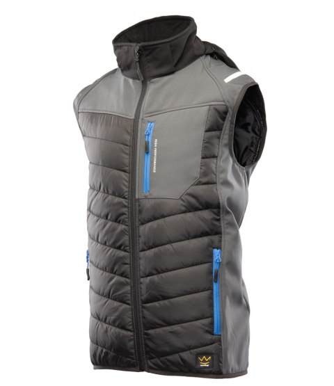 TOPAZ KAMIZELKA SOFTSHELL STAL - Stalowy 2XL.
