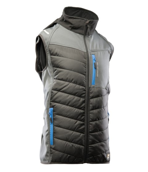 TOPAZ KAMIZELKA SOFTSHELL STAL - Stalowy 2XL.