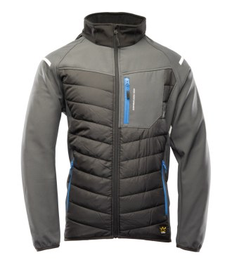 TOPAZ KURTKA SOFTSHELL STAL - Stalowy L