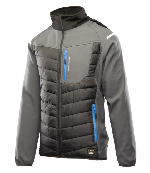 TOPAZ KURTKA SOFTSHELL STAL - Stalowy S
