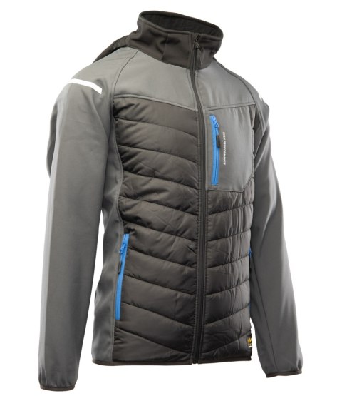 TOPAZ KURTKA SOFTSHELL STAL - Stalowy S
