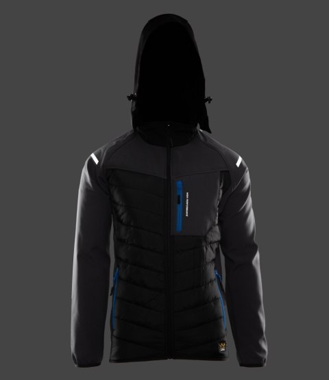 TOPAZ KURTKA SOFTSHELL STAL - Stalowy S
