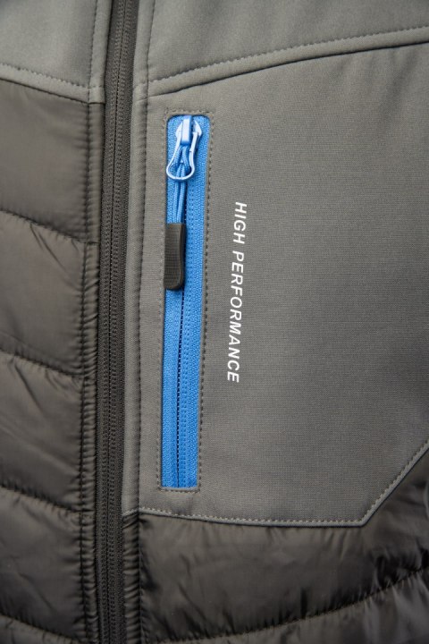 TOPAZ KURTKA SOFTSHELL STAL - Stalowy S