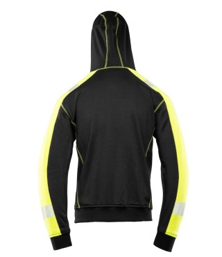 BLUZA DRESOWA Z KAPTUREM RIVAL - Czarny-Żółty(cy) 2XL.