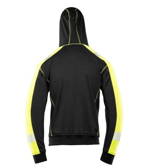 BLUZA DRESOWA Z KAPTUREM RIVAL - Czarny-Żółty(cy) 2XL.
