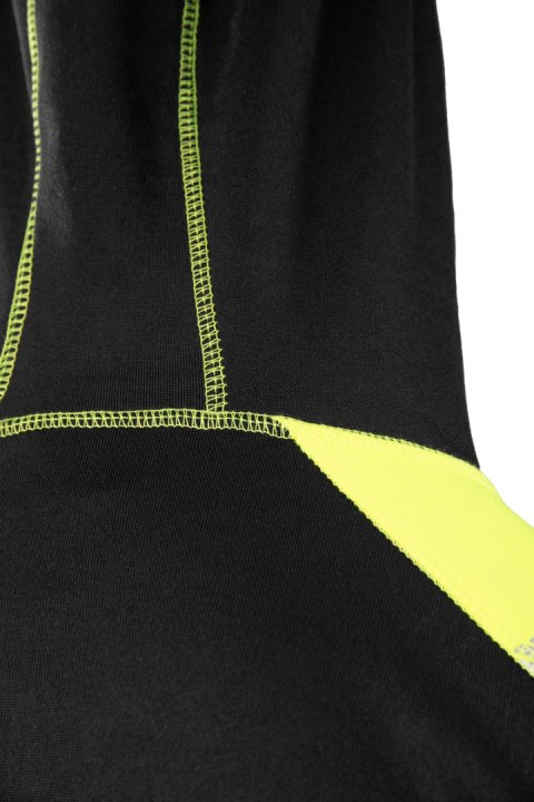 BLUZA DRESOWA Z KAPTUREM RIVAL - Czarny-Żółty(cy) S