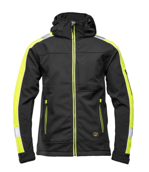 RIVAL SOFTSHELL RIVAL CZARNY/ŻÓŁĆ - Żółty (_y) 3XL.