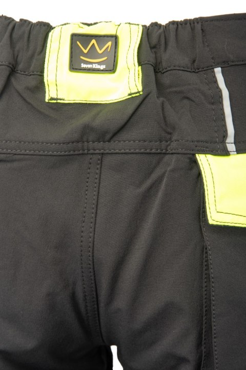 RIVAL SPODNIE SOFTSHELL CZARNY/ŻÓŁTY - Czarny-Żółty(cy) 24