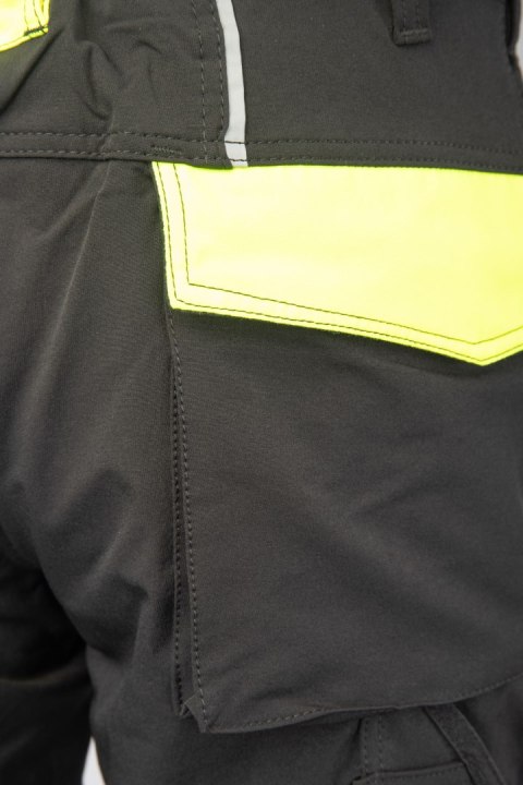 RIVAL SPODNIE SOFTSHELL CZARNY/ŻÓŁTY - Czarny-Żółty(cy) 25