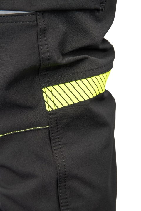RIVAL SPODNIE SOFTSHELL CZARNY/ŻÓŁTY - Czarny-Żółty(cy) 27