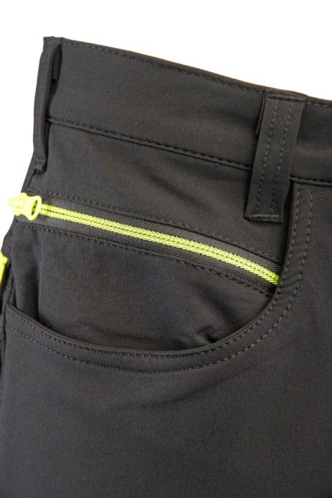 RIVAL SPODNIE SOFTSHELL CZARNY/ŻÓŁTY - Czarny-Żółty(cy) 29