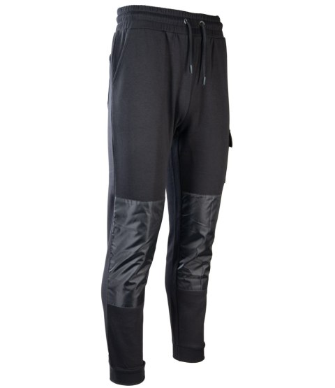 RELAX SPODNIE DRESOWE CZARNE - Czarny 3XL.