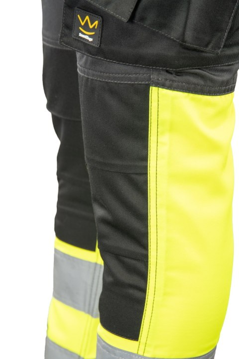 SPODNIE DO PASA FLASH STALOWO/ŻÓŁTY KAT. II SKF01Y - Żółty (_y) 29