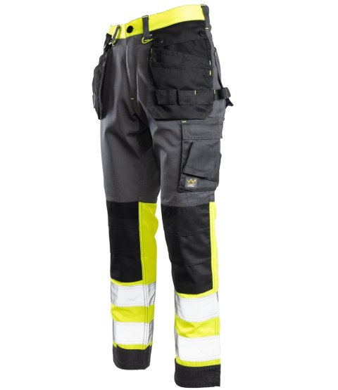 SPODNIE DO PASA FLASH STALOWO/ŻÓŁTY KAT. II SKF01Y - Żółty (_y) 31
