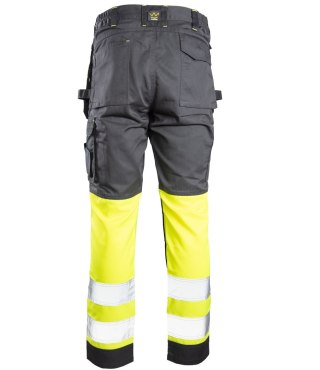 SPODNIE DO PASA FLASH STALOWO/ŻÓŁTY KAT. II SKF01Y - Żółty (_y) 62