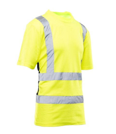 T-SHIRT SIATKA BF-016-Y ŻÓŁTY - Żółty (_y) S