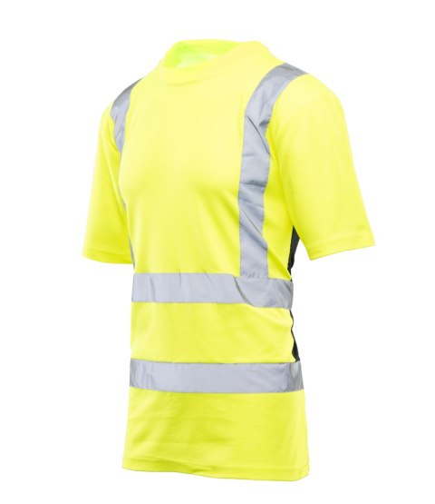 T-SHIRT SIATKA BF-016-Y ŻÓŁTY - Żółty (_y) S