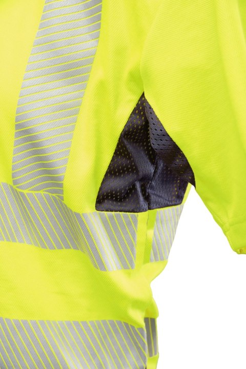 T-SHIRT SIATKA TRANSFER BF-017-Y ŻÓŁTY - Żółty (_y) S