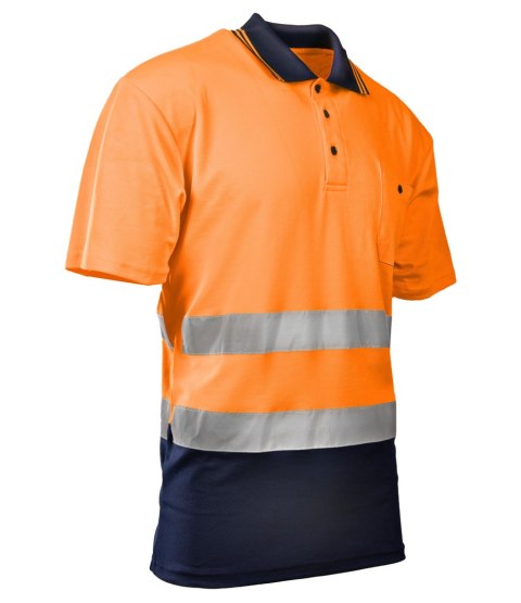 KOSZULKA POLO 50/50 POMARAŃCZ KAT. II BF012 - Pomarańcz (_o) L
