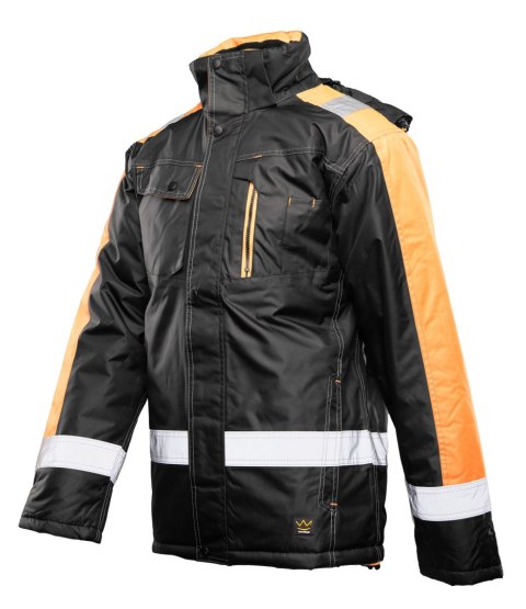 KURTKA RIVAL POMARAŃCZ - CZARNO-POMARAŃCZOWY(cp) 2XL.