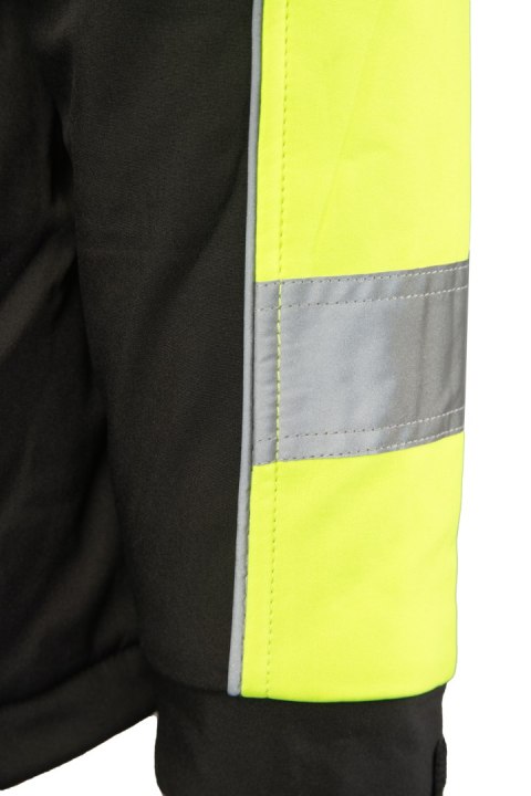 OCIEPLANY SOFTSHELL RIVAL POMARAŃCZOWY - CZARNO-POMARAŃCZOWY(cp) M