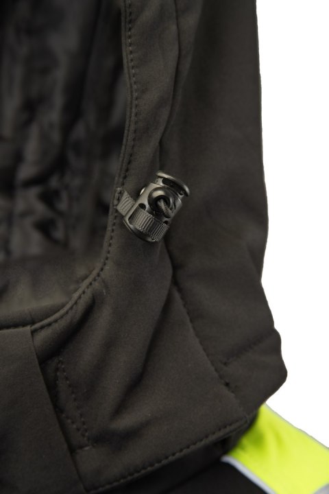 OCIEPLANY SOFTSHELL RIVAL POMARAŃCZOWY - CZARNO-POMARAŃCZOWY(cp) M