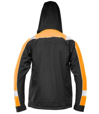 RIVAL SOFTSHELL CZARNY/POMARAŃCZ - Pomarańczowy 2XL.