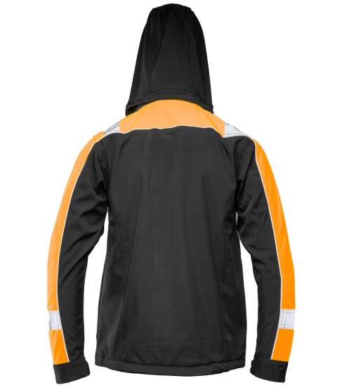 RIVAL SOFTSHELL CZARNY/POMARAŃCZ - Pomarańczowy 2XL.