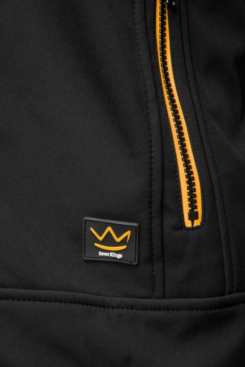 RIVAL SOFTSHELL CZARNY/POMARAŃCZ - Pomarańczowy 2XL.