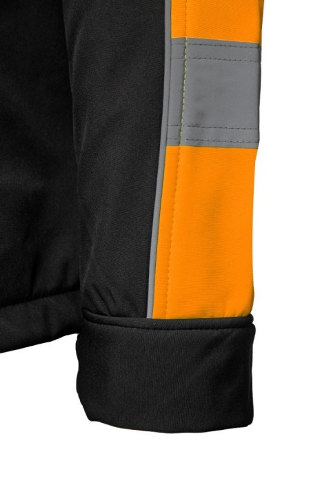RIVAL SOFTSHELL CZARNY/POMARAŃCZ - Pomarańczowy L