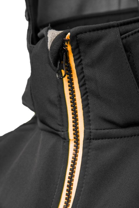 RIVAL SOFTSHELL CZARNY/POMARAŃCZ - Pomarańczowy M