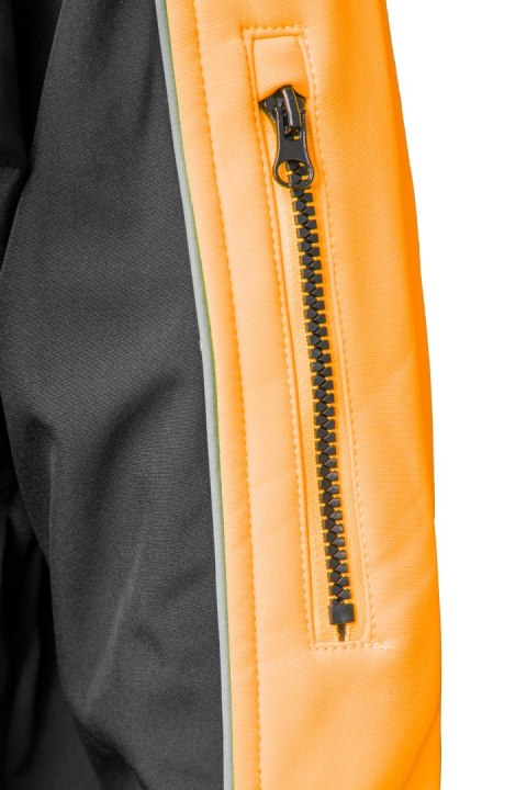 RIVAL SOFTSHELL CZARNY/POMARAŃCZ - Pomarańczowy M