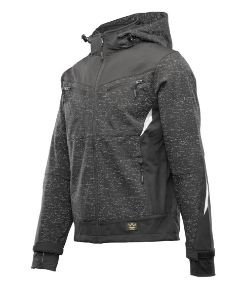 SOFTSHELL CROSS STALOWY - Stalowy 3XL. SOFTSHELL CROSS STALOWY - Stalowy 3XL.