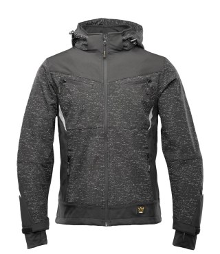 SOFTSHELL CROSS STALOWY - Stalowy S