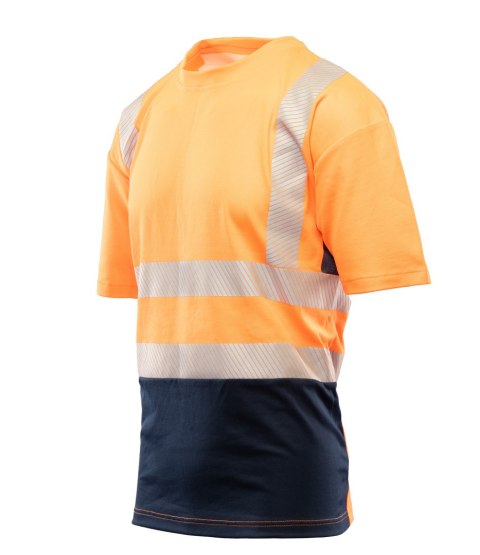 T-SHIRT SIATKA TRANSFER BF-017-O POMARAŃCZ - Pomarańcz (_o) XL
