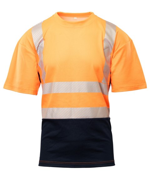 T-SHIRT SIATKA TRANSFER BF-017-O POMARAŃCZ - Pomarańcz (_o) S