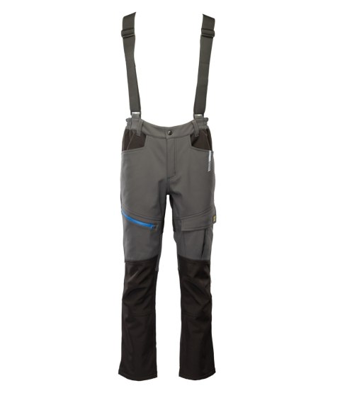 TOPAZ TOPAZ SPODNIE SOFTSHELL OCIEPLANE STAL/CZARNY - Stalowy M TOPAZ TOPAZ SPODNIE SOFTSHELL OCIEPLANE STAL/CZARNY - Stalowy M