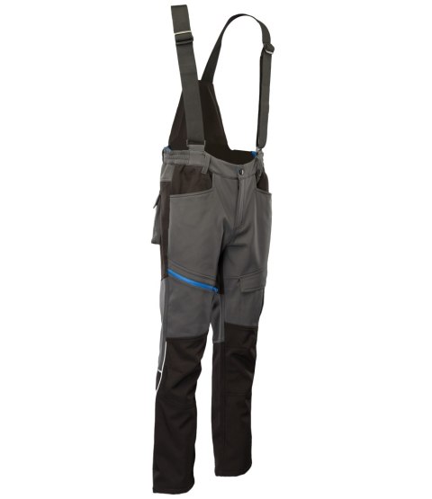 TOPAZ TOPAZ SPODNIE SOFTSHELL OCIEPLANE STAL/CZARNY - Stalowy M TOPAZ TOPAZ SPODNIE SOFTSHELL OCIEPLANE STAL/CZARNY - Stalowy M